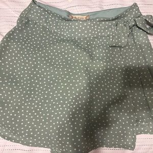 Altar’d State Teal Polkadot Skort. Never worn.